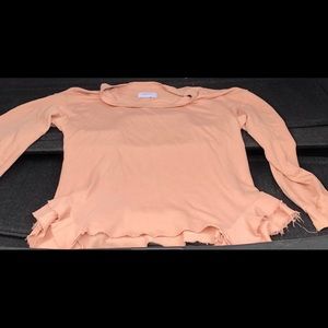 Current Elliot peach sweatshirt